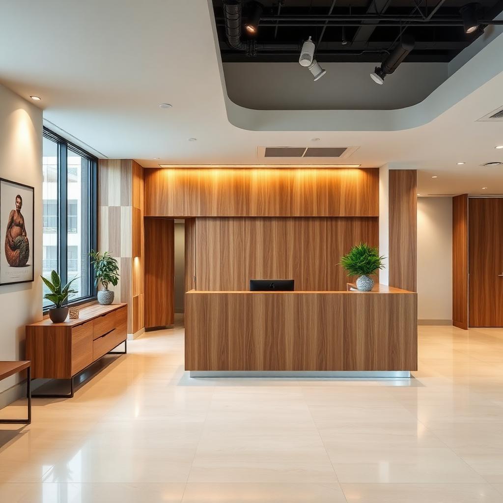 Corporate Reception Fit-Out — Commercial · Office